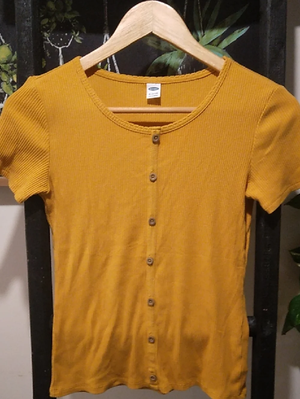 Girls Old Navy Ribbed Short Sleeve Shirt